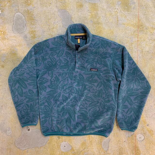 希少XL  90s〜 USA製 Patagonia パタゴニア 総柄フリース