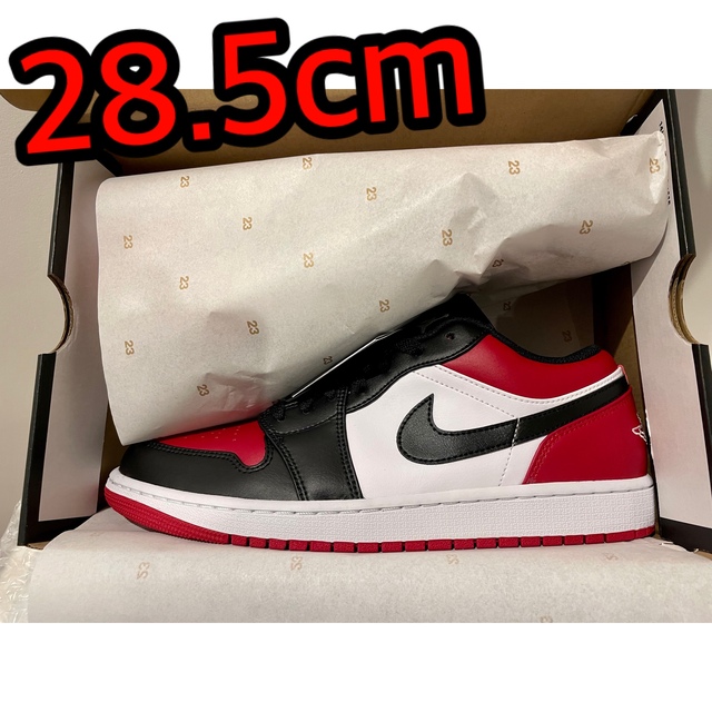 NIKE AIR JORDAN 1  Low "Bred Toe"  28.5㎝