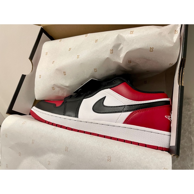 NIKE - Nike Air Jordan 1 Low Bred Toe 28.5cmの通販 by tosh⚡︎tosh