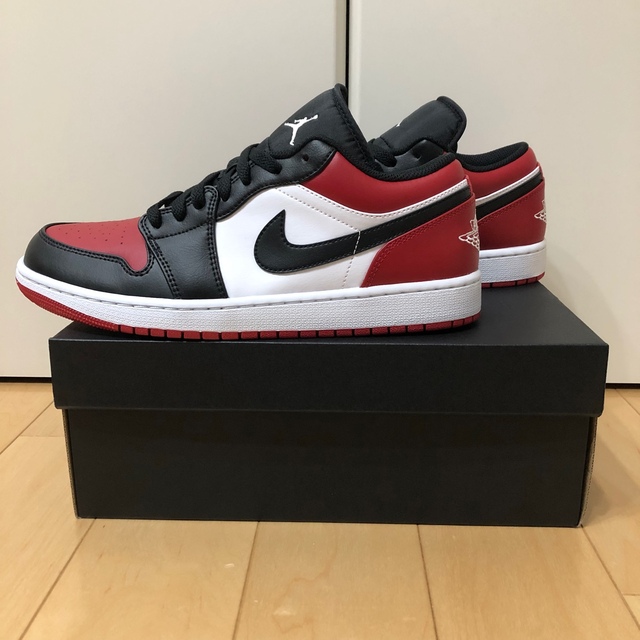 【週末セール】NIKE - AIR JORDAN 1 LOW BRED TOE