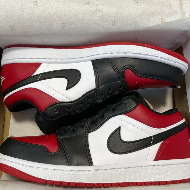 Nike Air Jordan 1 Low Bred Toe ジョーダン