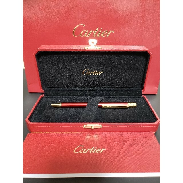 ほぼ新品【Cartier】サントス ドゥ カルティエ ボールペン