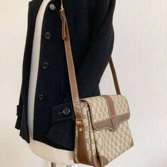新作人気モデル オールドグッチ 美品 バッグ GUCCI ショルダーバッグ