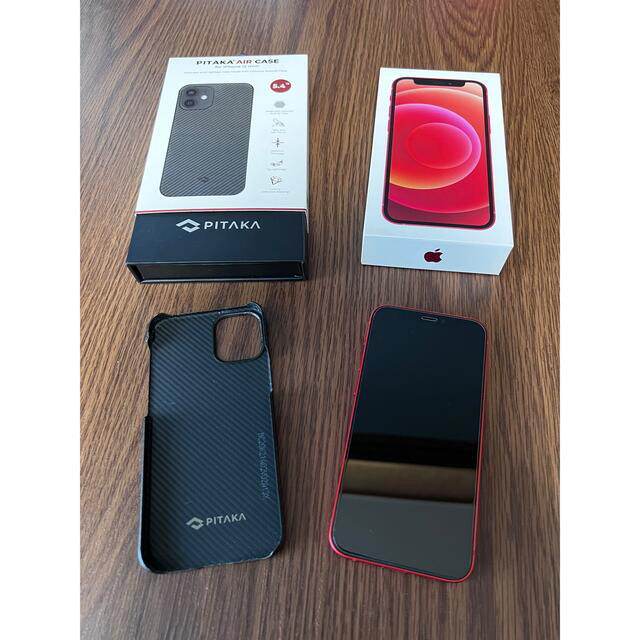 iPhone 12 mini レッド 64GB SIMフリー おまけ付-