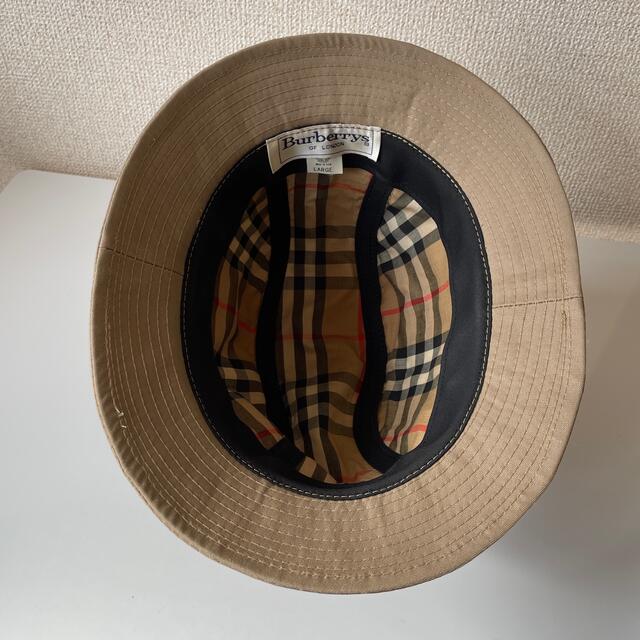 BURBERRY(バーバリー)のめめ様専用　バーバリーハット　ラージ レディースの帽子(ハット)の商品写真