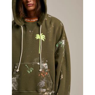 Palm Angels PAINTED PALM TREE HOODIE