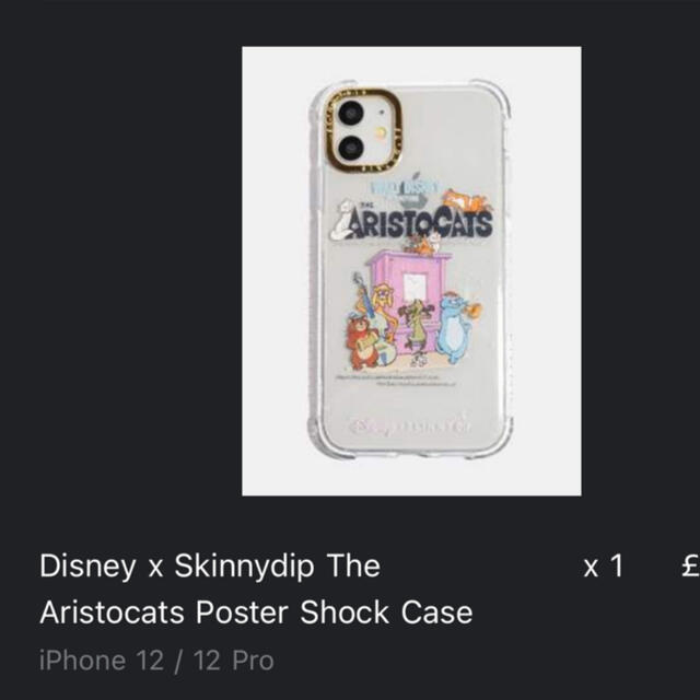 SKINNYDIP(スキニーディップ)のSKINNY DIP×Disney(iPhone12.12Pro対応)新品:新作 スマホ/家電/カメラのスマホアクセサリー(iPhoneケース)の商品写真