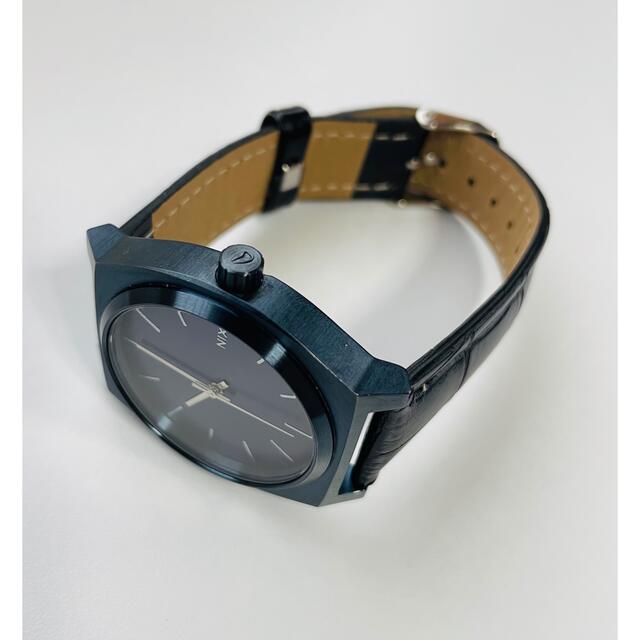 NIXON - 【電池・ベルト新品の美品】NIXONのTIME TELLER ガンメタ