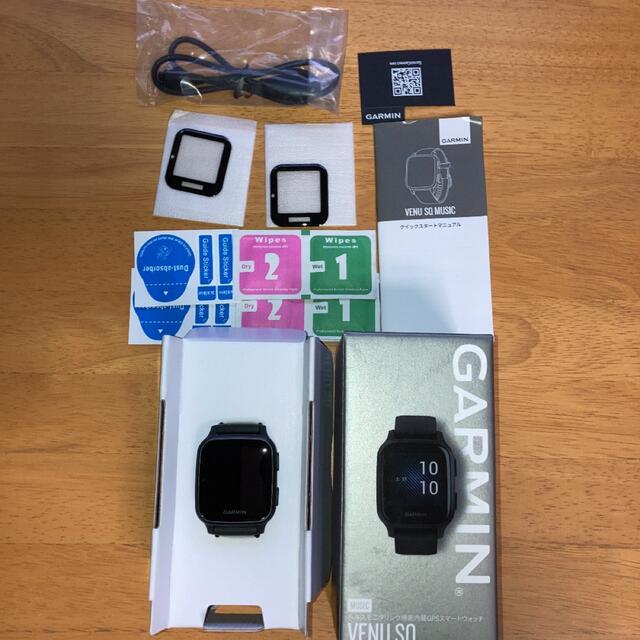 美品☆Garmin　VENU SQ MUSIC　ガーミン　スマートウォッチ