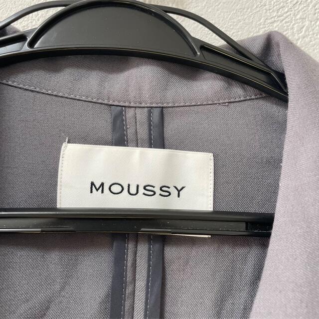 moussy(マウジー)の★処分SALE★MOUSSYスプリングコート　チェスターコート　グレー　薄手 レディースのジャケット/アウター(スプリングコート)の商品写真