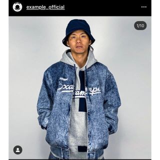 シュプリーム(Supreme)の★EXAMPLE  WASH DENIM STADIUM JACKET★(Gジャン/デニムジャケット)