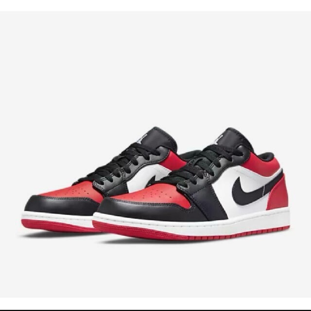 NIKE AIR JORDAN 1 LOW  "Bred Toe"