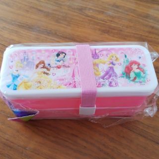 ディズニー２段ランチBOXお弁当箱プリンセス(弁当用品)