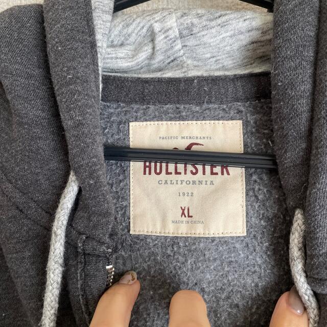 Hollister(ホリスター)のもうどく様専用　Hollisterスウェットパーカー　XL メンズのトップス(パーカー)の商品写真