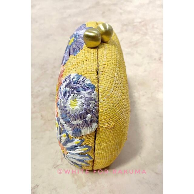 《ご成約》ハリウッド女優御用達 ブラジルデザイナー パステルのお花サマークラッチ レディースのバッグ(クラッチバッグ)の商品写真