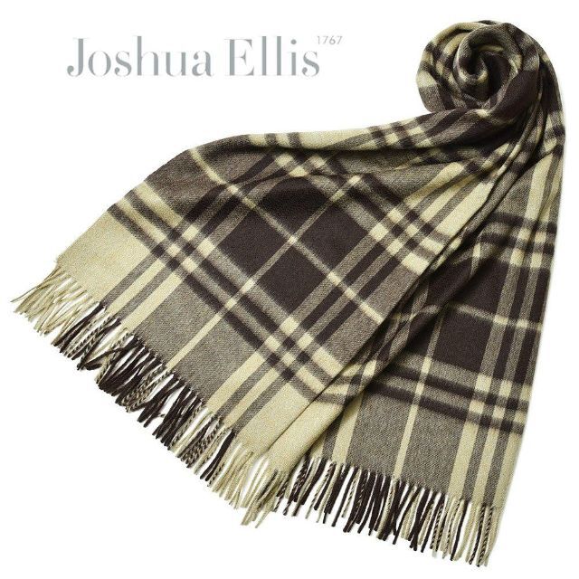 定価62700円 Joshua Ellis ジョシュアエリス カシミヤストール レディースのファッション小物(マフラー/ショール)の商品写真