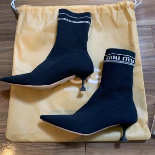 miumiu - miu miu♡ソックスブーツの通販 by M☆|ミュウミュウならラクマ