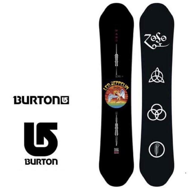 BURTON(バートン)のBURTON EASY LIVIN × Led Zeppelin 155cm スポーツ/アウトドアのスノーボード(ボード)の商品写真