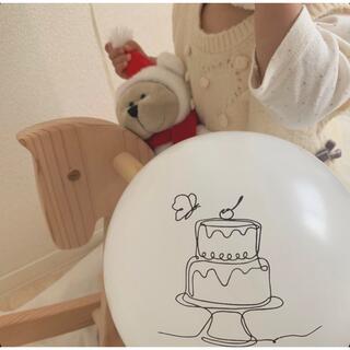 【イラストバルーンセット】　half ハーフ　100日　誕生日　飾り(その他)