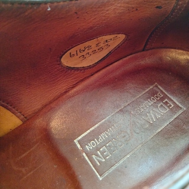 EDWARD GREEN(エドワードグリーン)の純正布付 美品希少 旧エドワードグリーン チェルシー 6E 202 メンズの靴/シューズ(ドレス/ビジネス)の商品写真