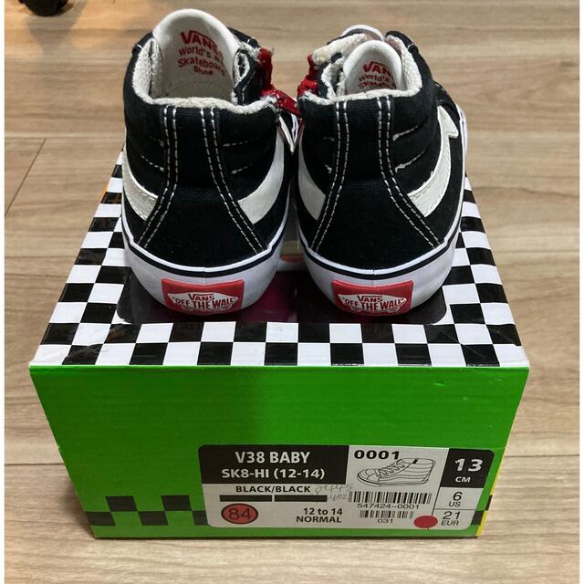 VANS(ヴァンズ)のバンズ　V38 Baby 13センチ　スケートハイ　 キッズ/ベビー/マタニティのベビー靴/シューズ(~14cm)(スニーカー)の商品写真