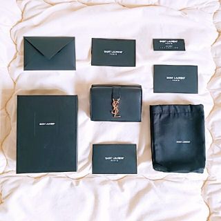 サンローラン(Saint Laurent)の美品　SAINT LAURENT　ミニ財布(財布)