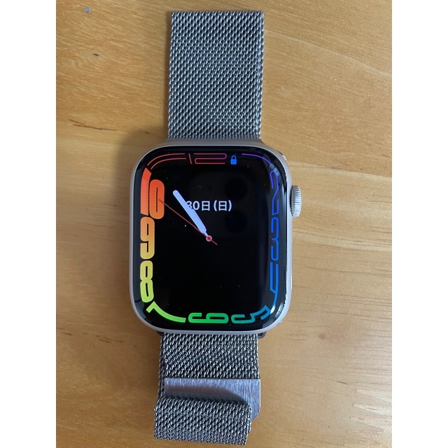 Apple Watch(アップルウォッチ)の美品Apple Watch Series 7 アルミ45mm GPS  スマホ/家電/カメラのスマートフォン/携帯電話(その他)の商品写真
