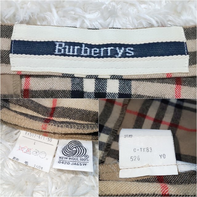 BURBERRY - 【極希少】80-90s Burberrys ウールプリーツスカート BURBERRY - 【極希少】80-90s Burberrys ウールプリーツスカート