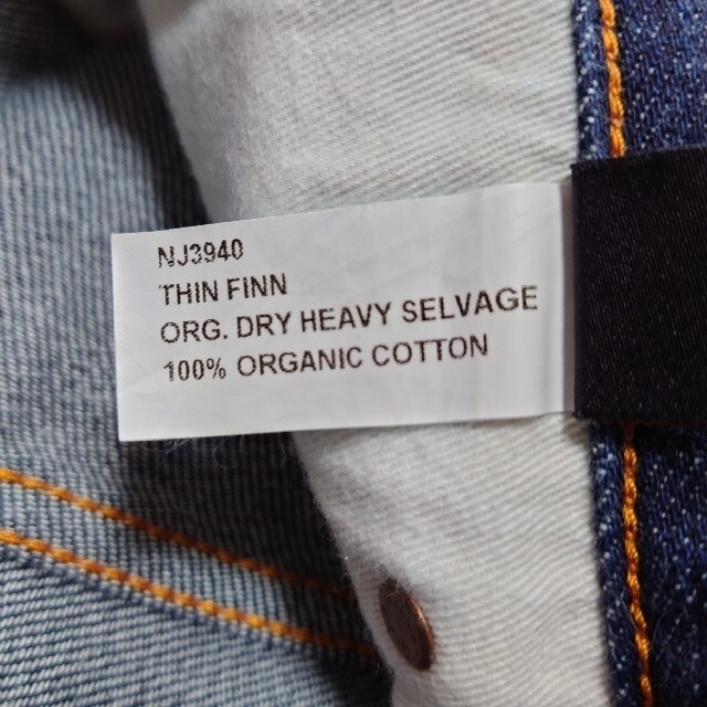 Nudie Jeansインディゴ セルヴィッジThinFinn W31L32 6