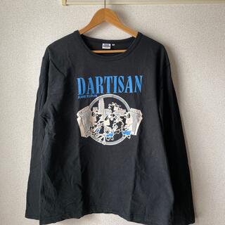 ステュディオダルチザン(STUDIO D'ARTISAN)のステュディオ・ダ・ルチザン　ロンT 黒　XL(Tシャツ/カットソー(七分/長袖))