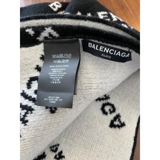 ジンウール Balenciaga - 確実正規品 BALENCIAGA ロゴ Intarsia ニット