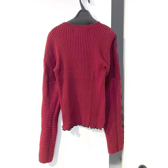 LE CIEL BLEU Mellow Rib Knit Tops レッド 2