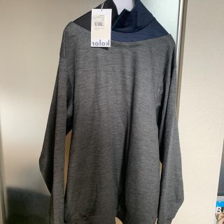 スウェット Kolor タートル ハイネック-
