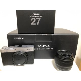 フジフイルム(富士フイルム)のオレンジ色様専用X-E4レンズキット+XF27mmF2.8 R WR (ミラーレス一眼)