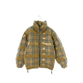 バーバリー(BURBERRY)のバーバリー テープデザインヴィンテージチェックダウンジャケット XS(ダウンジャケット)