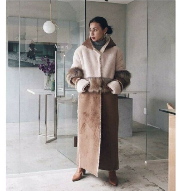 【最終値下げ】アメリ FUR DOCKING MOUTON COAT