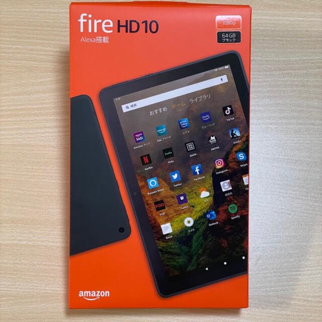 Fire HD 10 第11世代 最新 64GB ブラック スマホ/家電/カメラのPC/タブレット(タブレット)の商品写真