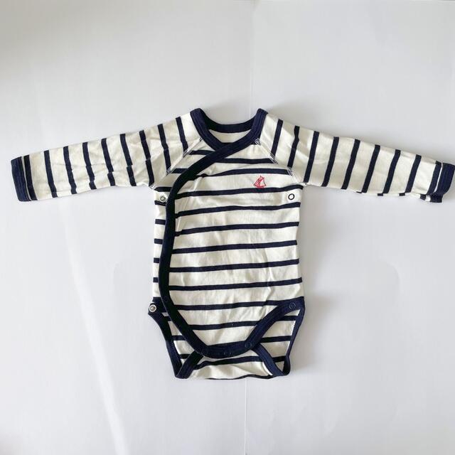 PETIT BATEAU(プチバトー)の値下げ中＊新生児 肌着 ロンパース プチバトー キッズ/ベビー/マタニティのベビー服(~85cm)(肌着/下着)の商品写真