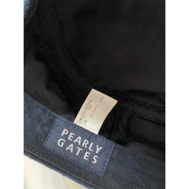 PEARLY GATES(パーリーゲイツ)のパーリゲイツ　帽子　 スポーツ/アウトドアのゴルフ(ウエア)の商品写真