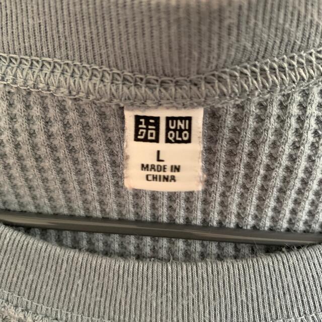 UNIQLO(ユニクロ)のユニクロ　ワッフルクルーネックT レディースのトップス(ニット/セーター)の商品写真