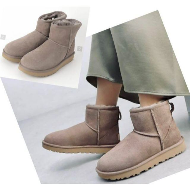 UGG - jojo 様 美品✨グレージュ✨22~23✨UGG✨クラシックミニ