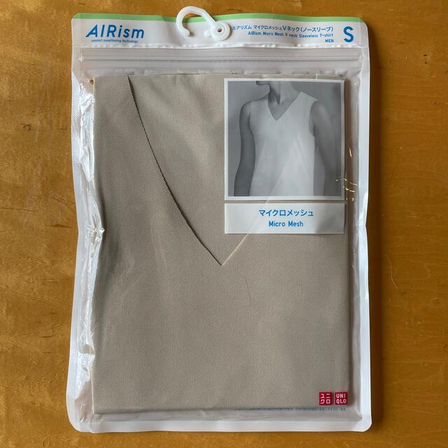 UNIQLO(ユニクロ)のエアリズム　マイクロメッシュ　S メンズのトップス(Tシャツ/カットソー(半袖/袖なし))の商品写真