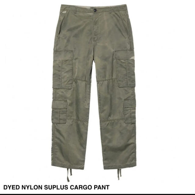 supremeStussy  DYED NYLON SUPLUS CARGO PANT