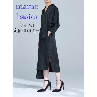 マメ(mame)のmame kurogouchi basics マメ　ベーシック　ワンピース　限定(ひざ丈ワンピース)