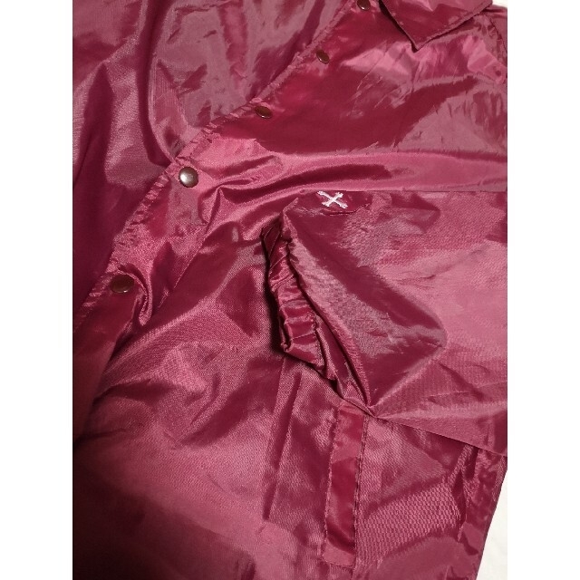 BLUCO ブルコ　ナイロンコーチジャケット/L/バーガンディー/アンクラウド メンズのジャケット/アウター(ナイロンジャケット)の商品写真
