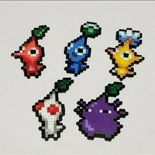 【ドット】ピクミン風5点セット(キャラクターグッズ)