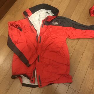 ザノースフェイス(THE NORTH FACE)のthe north face レッド　スポーツウェア上下(ウェア)