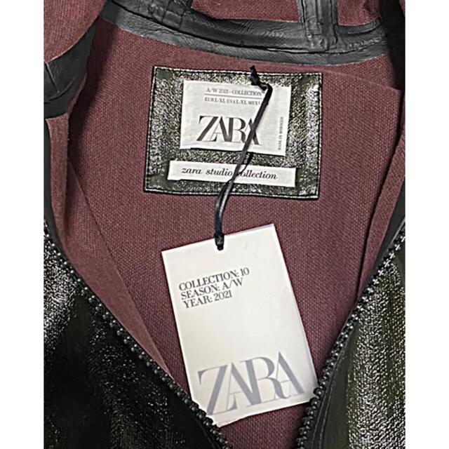 ZARA(ザラ)のZARA ロンコート ダークグリーン  レディースのジャケット/アウター(ロングコート)の商品写真