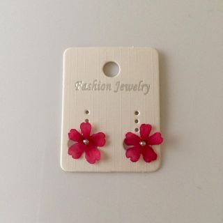 押し花 ピアス イヤリング(ピアス)