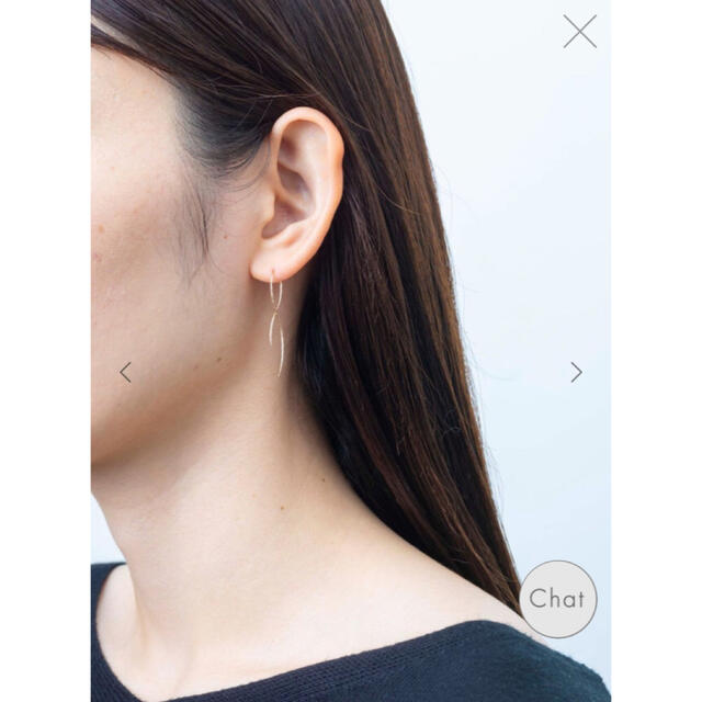 未使用 フープピアス アメリカンピアス 華奢